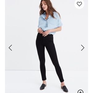 Madewell 10 inch high rise skinny jeans